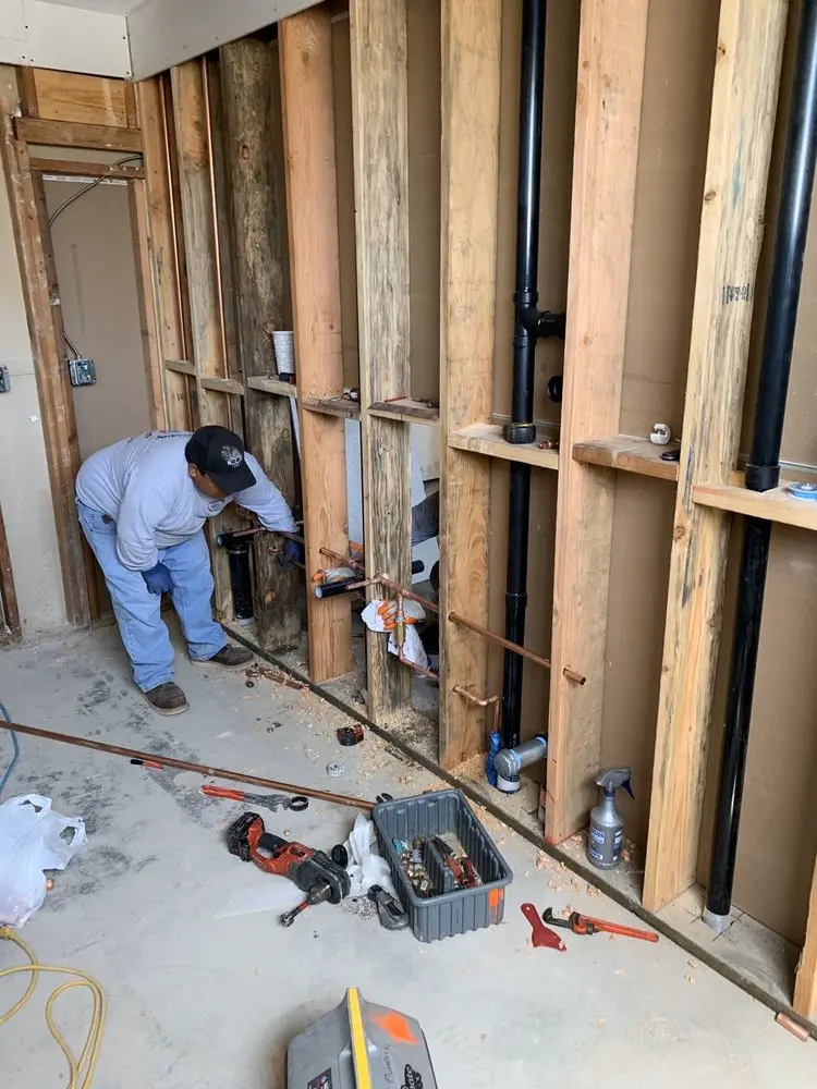 Commercial rough-in plumbing for Water Heater Replacement in Newnan